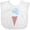 AA-White, variant on Inktastic Ice Cream Cone with Heart Boys or Girls Baby Bib