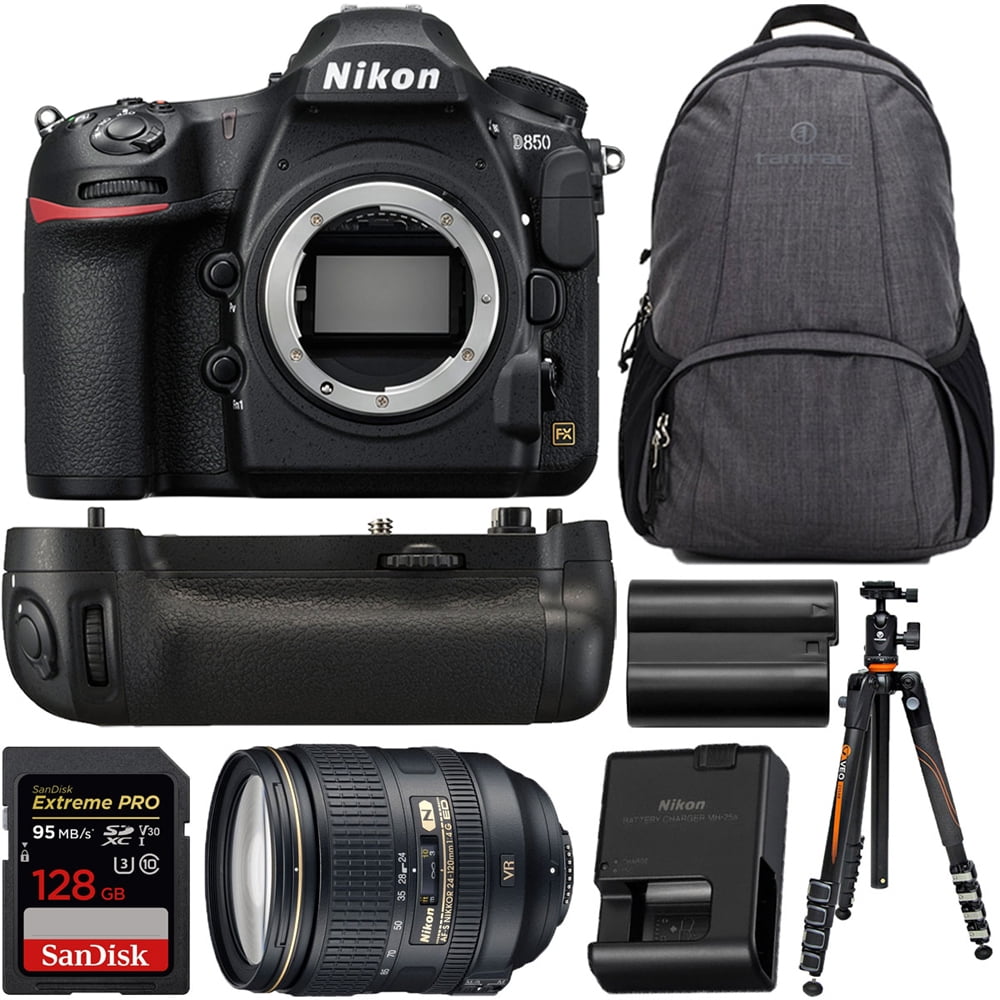 Nikon D850 45.7MP FullFrame FXFormat Digital SLR Camera with 24120mm