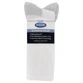 thumbnail image 4 of Women's Advanced Relief Blister Guard® Crew Socks 2 Pair Pack - Non-Binding, Cushioned Comfort, White,, 4 of 6