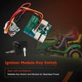 thumbnail image 7 of Zcargel Ignition Module Key Switch with Key Set, Replace AM132500, AM132500U, AUC15330, for John Deere GT225 GT235 GX255 GX335 LX277 GX345 X465 X475 X595, Reliable Tractor Mower Part, 7 of 7