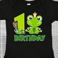 thumbnail image 4 of Inktastic 1st Birthday Prince Frog Boys Baby Bodysuit, 4 of 5