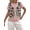Khaki, variant on Women's Leopard Print V-Neck Button Down Knit Vest Cardigan Black One size