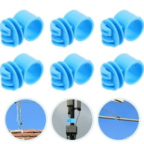 Lanytaeo 10pcs Diy Electric Fence Tightener Replacement Fence Insulators For Farm Portable Post Insulators Farm Accessories Fence Wire Insulators
