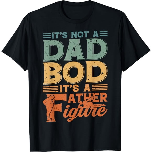 Funny Dad BOD Humor para hombre, camiseta sarcástica con figura de padre