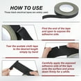 thumbnail image 4 of Uxcell Electrical Tape Acetate Cloth Insulation Tape Flame Retardant High Temperature Resistant for Motor Wire Harness Winding Metal Repair 98 Feet x 0.7 Inch Black, 4 of 7