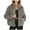 Gray Jacket Coat, variant on Tuphregyow Women Jacket Winter Coat Solid Shaggy Jacket Warm Coat Open Front Tops Fleece Long Sleeve Fluffy Button Lapel Outfits Trendy Coffee S