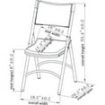 thumbnail image 2 of Lorell, Heavy-duty Tubular Folding Chairs, 4 / Carton, 2 of 4