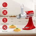 thumbnail image 3 of Accesorio para máquina de pasta para batidora de soporte Kitchenaid con 6 formas diferentes de salida de pasta, accesorios y accesorios duraderos para Kitchenaid, apto para lavaplatos, 3 of 5