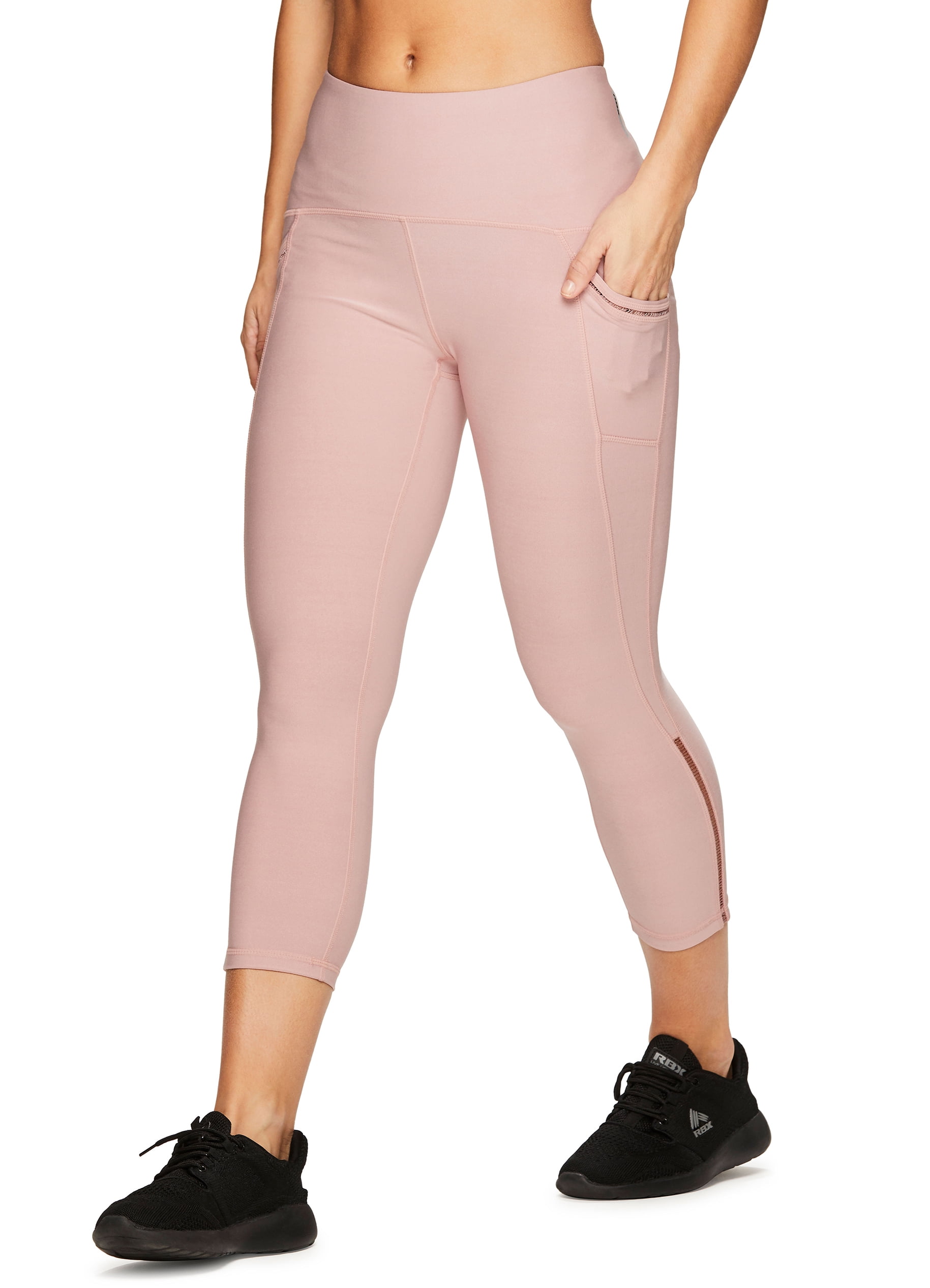 Mesh Running Yoga Capri Leggings 