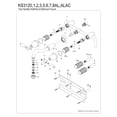 thumbnail image 6 of Kingston Brass KS3126AL Vintage Double-Handle Wall Mount Bathroom Faucet, Polished Nickel, 6 of 8
