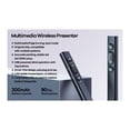 thumbnail image 4 of Puntero láser Puntero de presentación Control remoto inalámbrico con carga USB láser Multifunción Laser Powerpoint Potente puntero láser, negro, 4 of 5