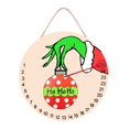 thumbnail image 1 of Árbol de Navidad del Grinch Colgante de cuenta regresiva para Navidad Letrero de madera Letrero colgante Decoración navideña para puerta de jardín Adorno navideño del Grinch, 1 of 2
