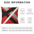 thumbnail image 5 of COMIO  Decorative Pillows for Couch Red and Black, Black Red Pillow Covers Outdoor Abstract Throw Pillowcase Geometric Square Cushion Cases for Sofa Bed Couch Living Room, 5 of 5