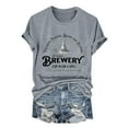 thumbnail image 1 of T-Shirt à Manches Courtes pour Femmes Liquidation T-Shirt Mélangé pour Femmes T-Shirt à Col Rond pour Femmes the Wilches Brewery Stop in for A Spell Imprimé Massachusetts, 1 of 4