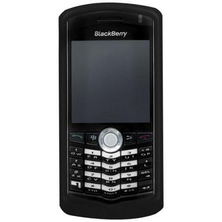 RIM Rubber Cell Phone Skin For Blackberry 8100 - Black