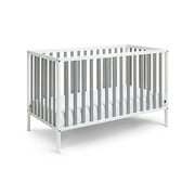 Baby Cache Deux Remi Island Crib, White & Gray
