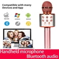 thumbnail image 2 of FNNMNNR Bluetooth Wireless Karaoke Microphone for Kids  Birthday Christmas Birthday Gifts Toy for 7 8 9 10 11 12 13 14 Years Old Boys Girl (Rose Gold), 2 of 12