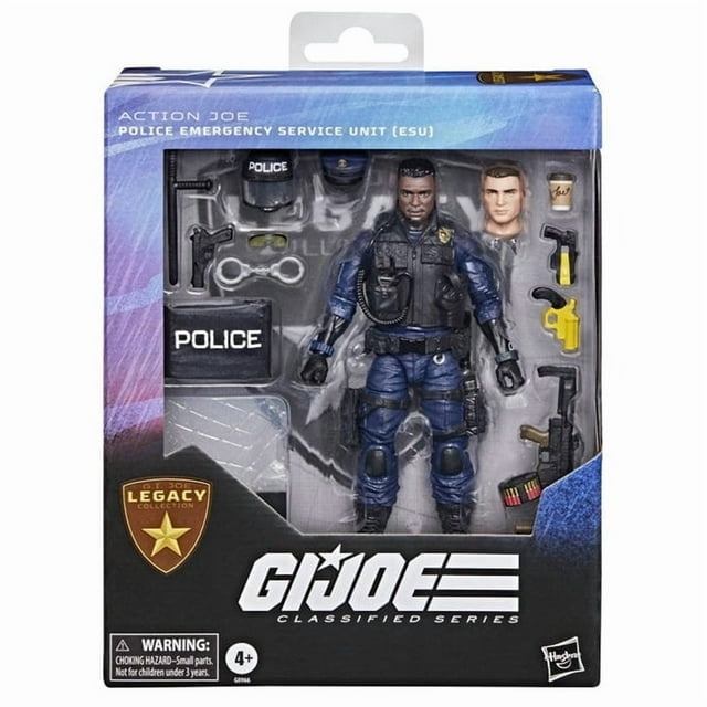 G.I. Joe Série Classifiée Héritage Action Joe Unité d'Urgence de la Police