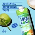 thumbnail image 4 of Vita Coco Coconut Water Naturally Hydrating Electrolyte Drink Smart Alternative to Coffee Soda and Sports Drinks Gluten Free, Pineapple, 16.9 Fl Oz (Pack of 12), 202.8 Fl Oz, 4 of 4