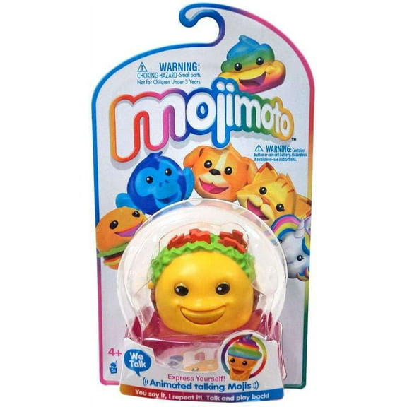 Mojimoto Animated Talking Mojis Taco Hanger Figure