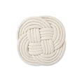 thumbnail image 1 of CAROOTU Hand-woven Heat Insulation Placemats Twine Woven Coasters Boho Style Kitchen Tool for Home Restaurant, 1 of 7