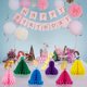 thumbnail image 3 of Centro de mesa con forma de panal de princesa (6 piezas), ideal para fiestas de cumpleaños con temática de princesas., 3 of 5
