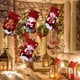 thumbnail image 2 of 4 Uds calcetín de Navidad, chimenea colgante de árbol de Navidad, bolsa de regalo colgante de calcetín de Navidad caramelo, bolsa de regalo de Chocolate de galletas de caramelo Zhivalor WLJ-1067, 2 of 4