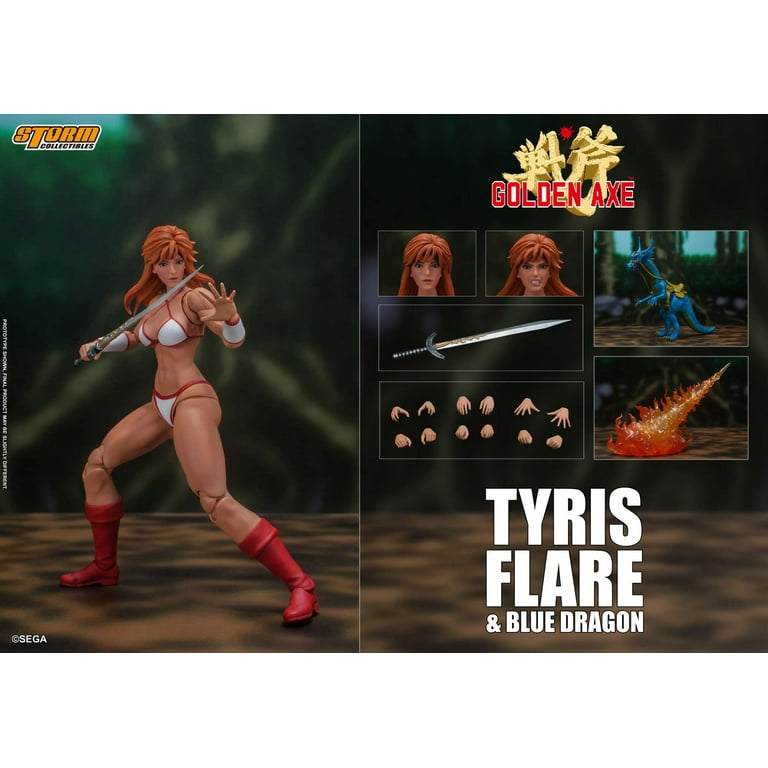 Golden Axe Tyris Flare Blue Dragon 1:12 Scale Action Figure