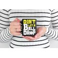 thumbnail image 2 of Don't Let A Ball Drop. Motivational Volleyball, Black 11oz Ceramic Mug, 2 of 5