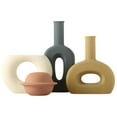 thumbnail image 4 of 2Pcs creative Ceramic Vase Home Living Room Flower Arrangements Vase Office, 4 of 8