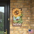 thumbnail image 6 of Sunflower Wooden Custom House Number Sign by J. Mills-Price | Thanksgiving Halloween Decor - MA8457701-JMP, 6 of 7
