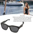 thumbnail image 4 of Lunettes avec Micro et Haut-Parleurs Intégrés, Lunettes BT Intelligentes à Conduction Osseuse, Lunettes de Soleil BT 5.0 à Réduction de Bruit pour Vacances, Plage, Conduite, 4 of 8