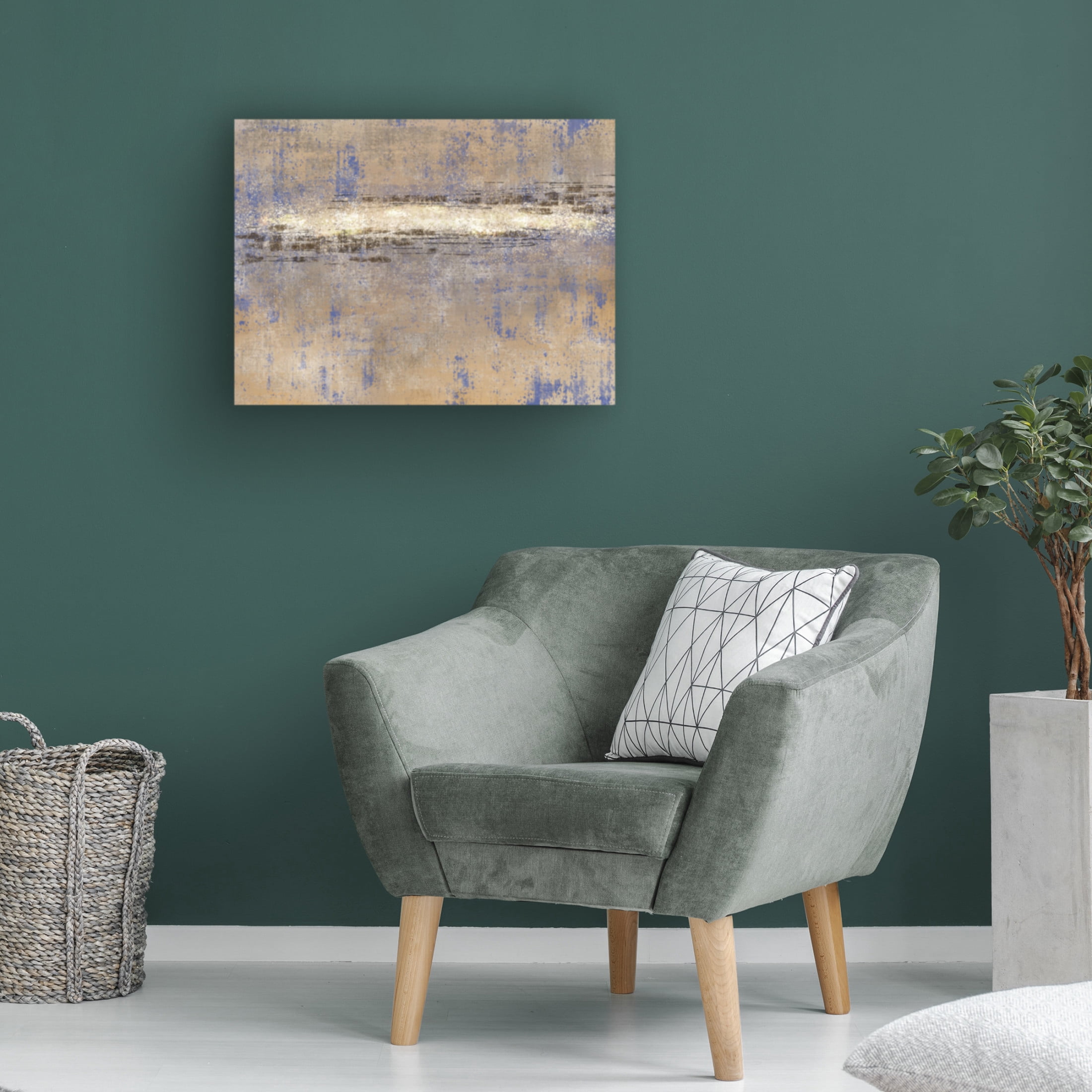 Canvas Wall Art - Line and Brush 'Star Belt' Wall Art for Living Room, Bedroom, or Office Décor by Trademark Fine Art - 19 x 14 Inches