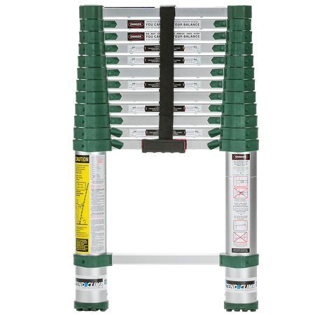 UPC: 0898140000802 | 12.5 ft Telescoping Ladder