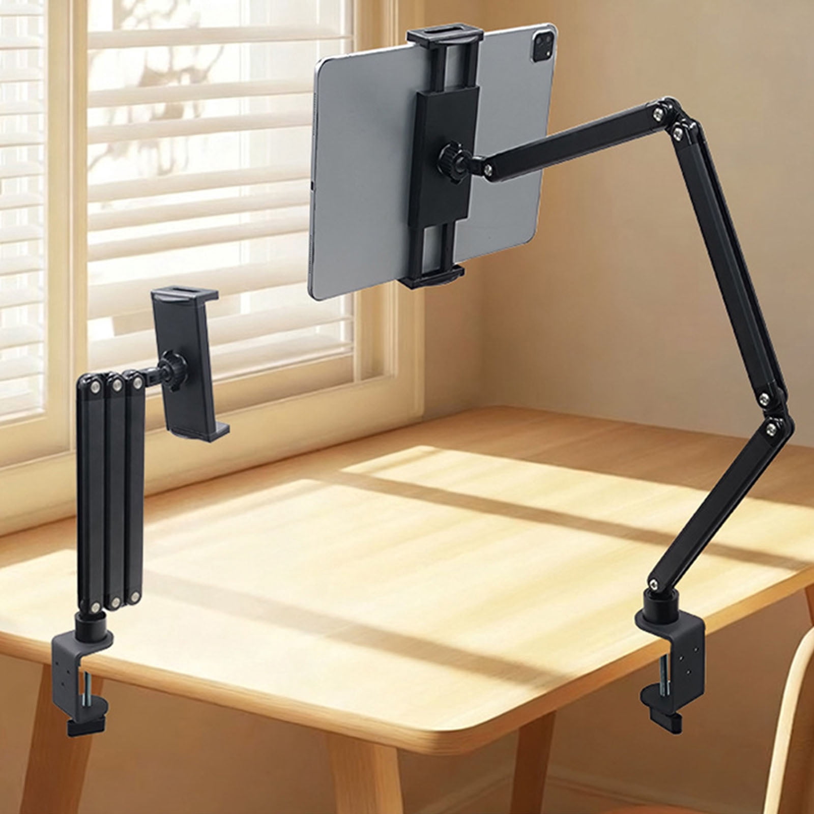 Heavy Duty Adjustable Laptop Stand With 4 Axises Lift And Rotating Base For Ergonomic Viewing