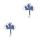 thumbnail image 4 of Guardurnaity Broches Paraguas Joyas Divertido Verano Estilo Agua Océano Olas Esmalte Solapa Insignia Artesanía para Ropa Paraguas Sombrilla 2piezas Guardurnaity CBP265002, 4 of 6