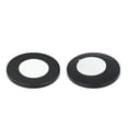 thumbnail image 6 of Pair Car Vehicle Rear View Blind Spot Mirrors Round Wide Angle Black, 6 of 6