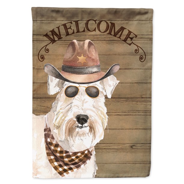 Wheaten Terrier Country Dog Garden Flag