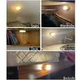 thumbnail image 5 of 3 Color LED Night Light Battery Powered Convenient Mini Round Night Lamp Suitable For Home Bedroom Cabinet Wardrobe Battery Powered, 5 of 5
