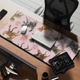 thumbnail image 2 of Long Mouse Pads for Desk,Dogs with Pioneer Flower Desk Mats on Top Of Desks, Desk Mouse Pad Extra Large with 3mm Non-Slip Base and Stitched Edge for Gaming,Office,Work,Home 35.4"x15.7", 2 of 6