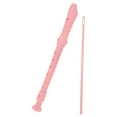 thumbnail image 4 of OULII 1 Set of Musical Instrument Recorder Flute PVC Pink for Kids Learning Music, 4 of 8