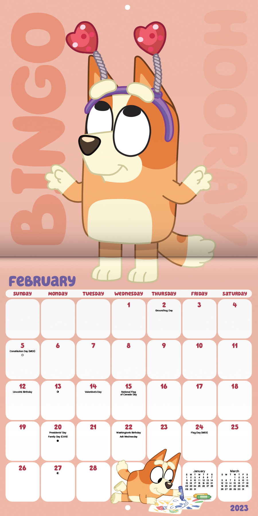 Trends International 2023 Bluey Wall Calendar & Pushpins - Walmart.com Trends International 2023 Bluey Wall Calendar & Pushpins - Walmart.com