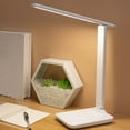 thumbnail image 2 of Folding Lamp Color Temperature Brightness Adjustable Eye Caring Touch Desk Lamp for Study Dorm Plug in, 2 of 10