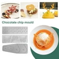 thumbnail image 4 of Callipe Christmas Snowflake Silicone Chocolate Mold for Cake Decorating Fondant Impression Mats Pastry Moulds Multipurpose Baking Tool for Home, 4 of 8