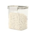 thumbnail image 5 of Barley Storage Jar, Nut and Candy Container, Plastic Dry Food Canister, Transparent Lid with Buckle Seal, for Pantry, Kitchen, and Household Organization, 1-pack, by FAJHHA, 5 of 8