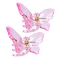 thumbnail image 1 of CSChome Épingle à Cheveux 2 Pcs Pince à Cheveux Transparente en Forme de Papillons Mini Épingle à Cheveux Transparente Mini Pince à Tresser pour Cheveux, 1 of 6