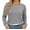 Light Grey, variant on Women's Sweater Lightweight Long Sleeve Soft Comfortable Pullover Tops Basic Knit,Wine Red,XL