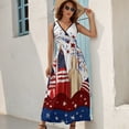 thumbnail image 2 of 4th of July Pattern Design Sleeveless Dress Summer Clothes for Women Women's Clothing 2025, 2 of 7