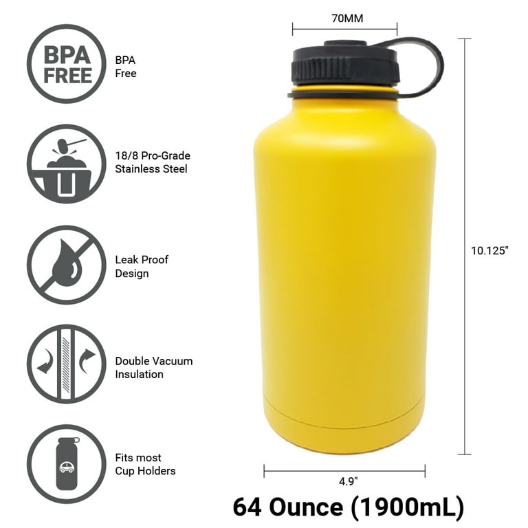 18 oz. Double-Wall Stainless Steel Water Bottle - WAI Store
