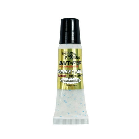 Bait Pop Monkey Milk - LIVE SONAR INTENSIFIER Scented Sparklscales .5oz Tube